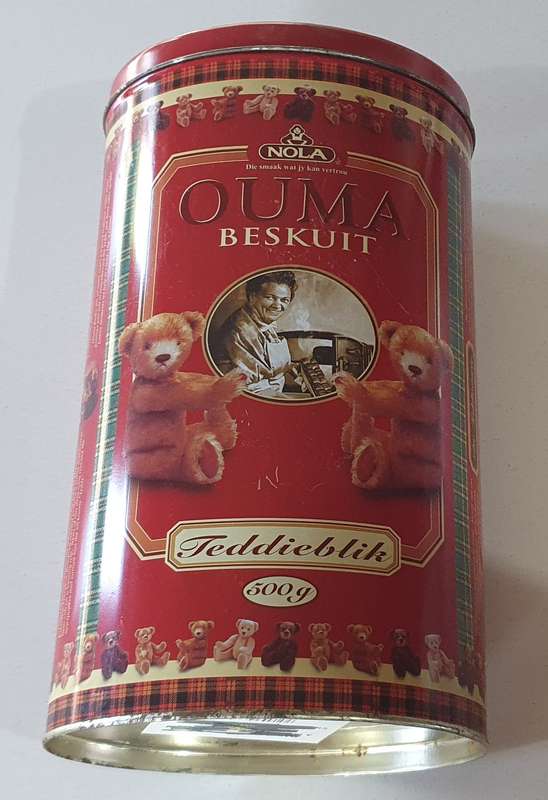 OUMA RUSKS tin as per photos