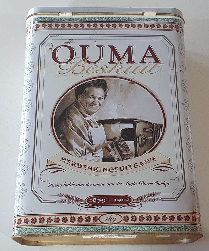 OUMA RUSKS tin as per photos