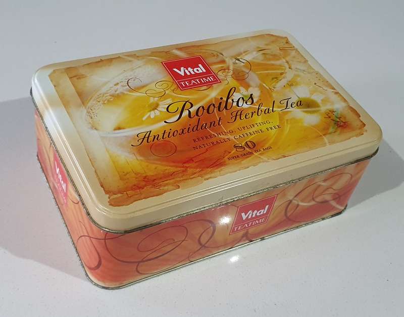 ROOIBOS tea tin as per photos
