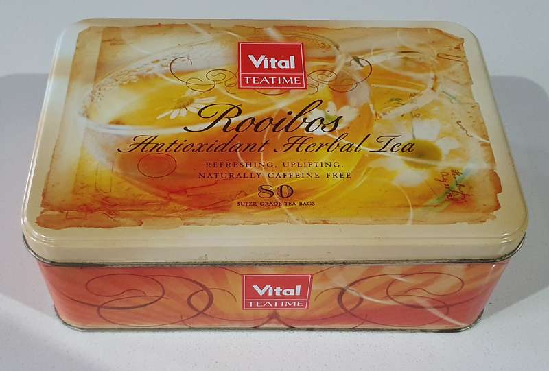 ROOIBOS tea tin as per photos