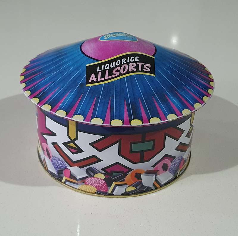 LIQUORICE ALLSORTS tin as per photos