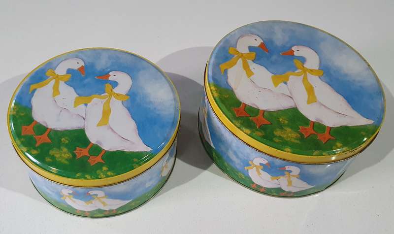 Two tins as per photos
