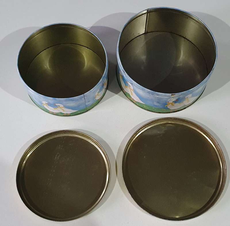 Two tins as per photos