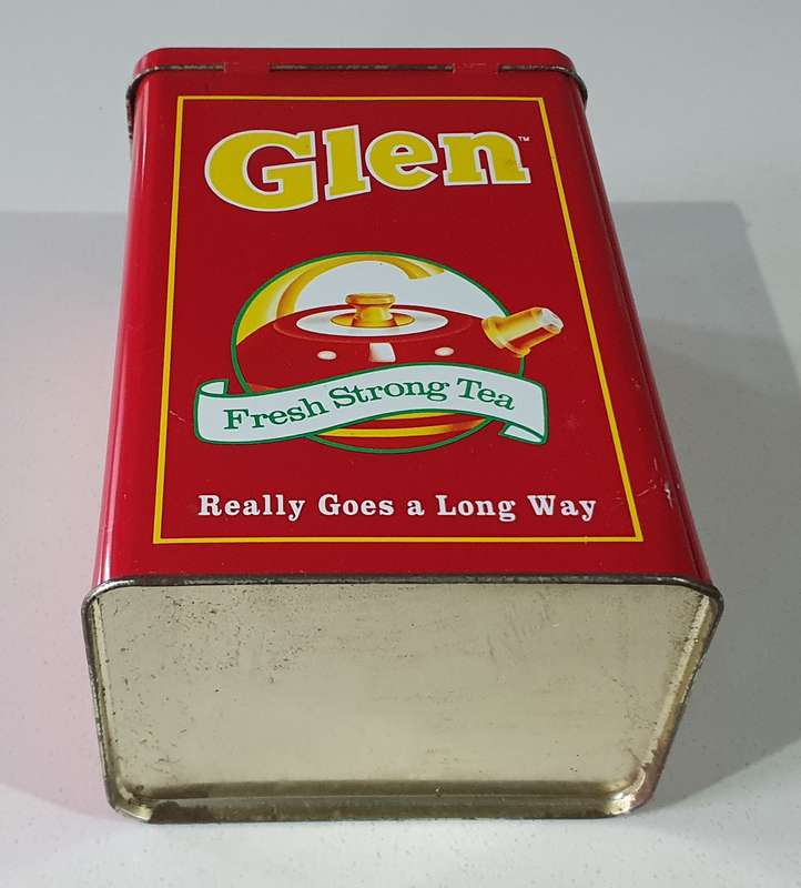 GLEN tea tin as per photos