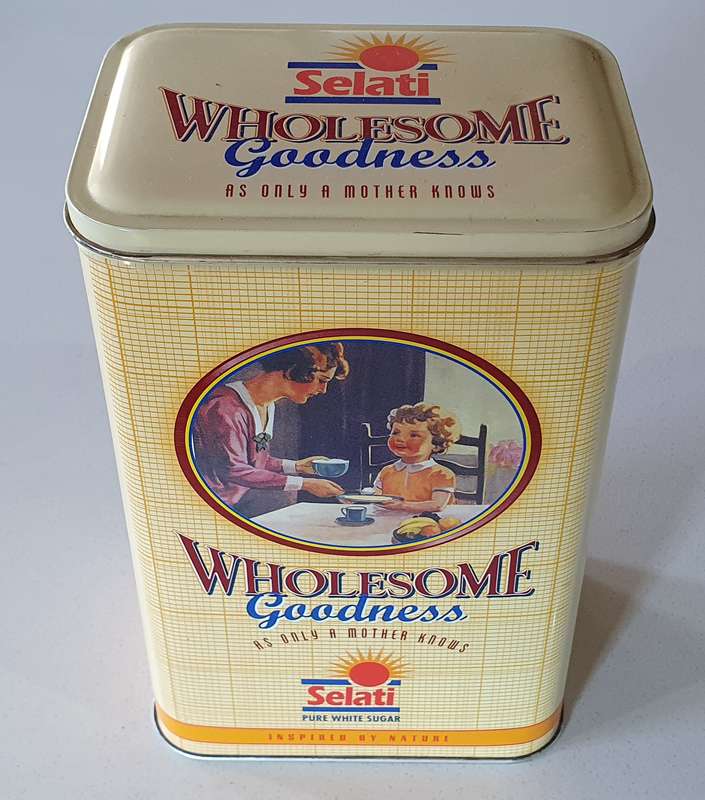 SELATI SUGAR tin as per photo.