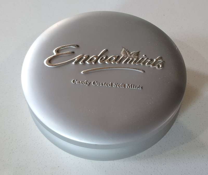 ENDEARMINTS tin as per photo.