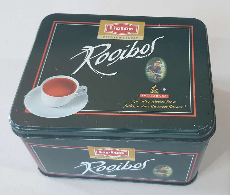 ROOIBOS TEA tin as per photo