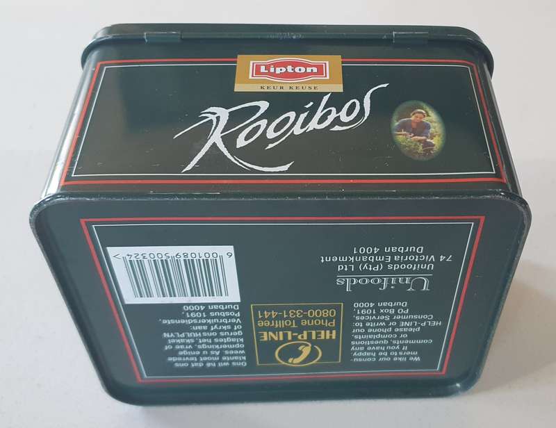ROOIBOS TEA tin as per photo