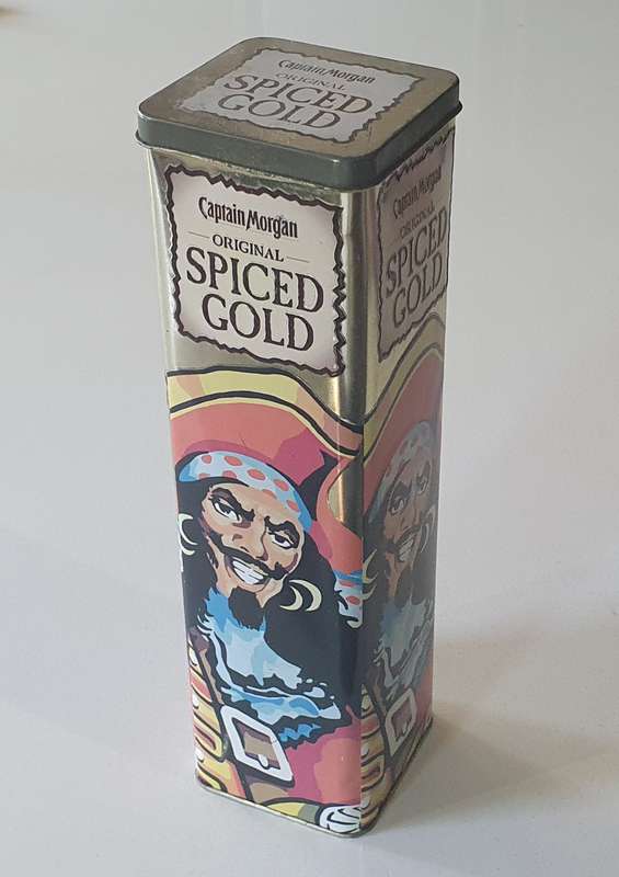 CAPTAIN MORGAN SPICE GOLD tin as per photos