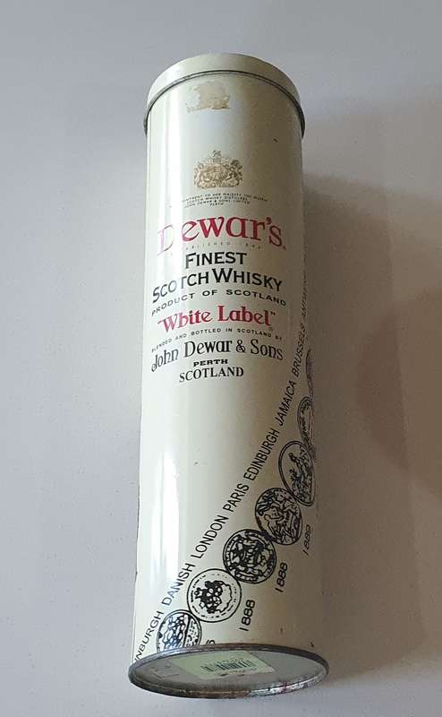 DEWAR'S WHISKEY tin as per photos
