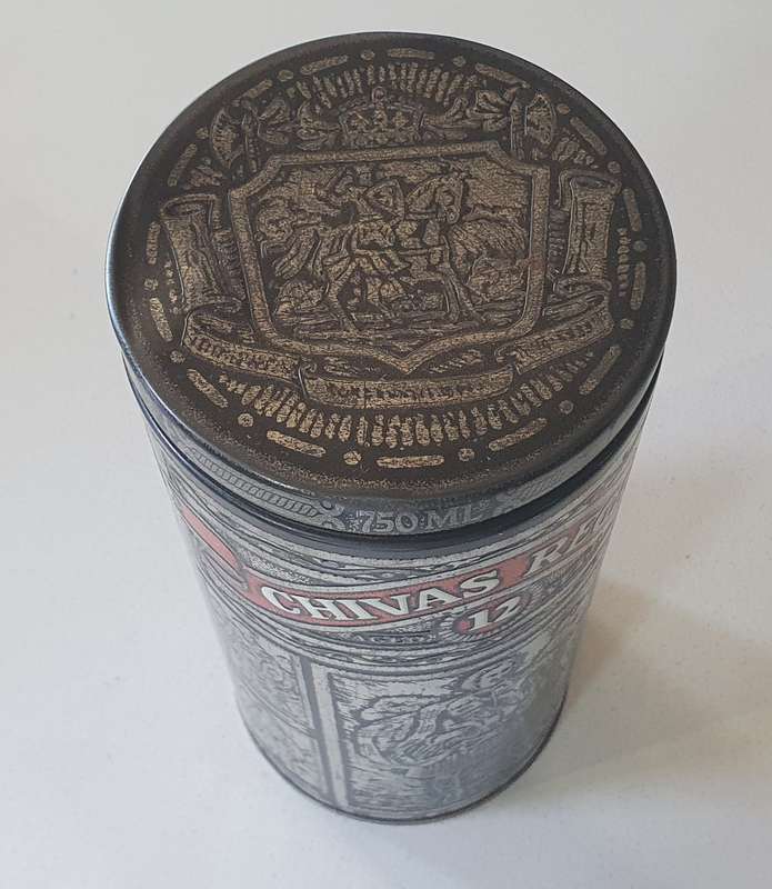 CHIVAS REGAL tin as per photos