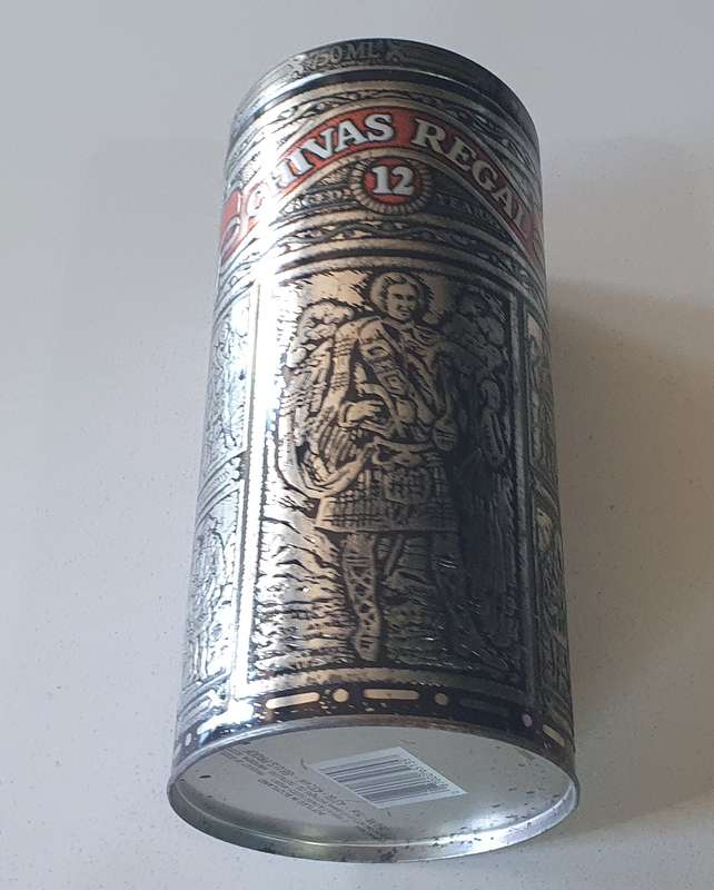 CHIVAS REGAL tin as per photos