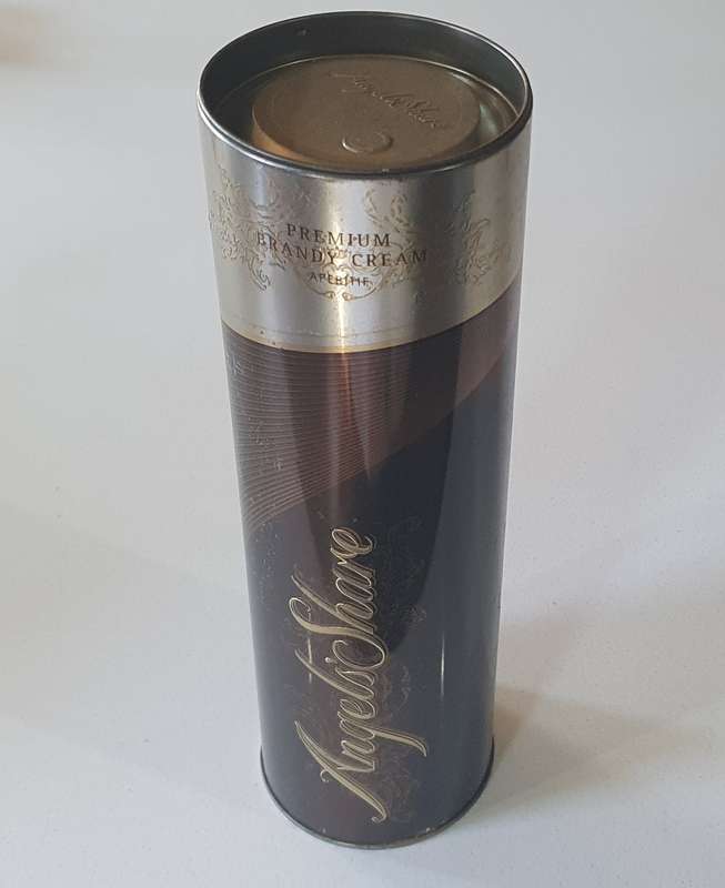 ANGELS SHARE BRANDY tin as per photos