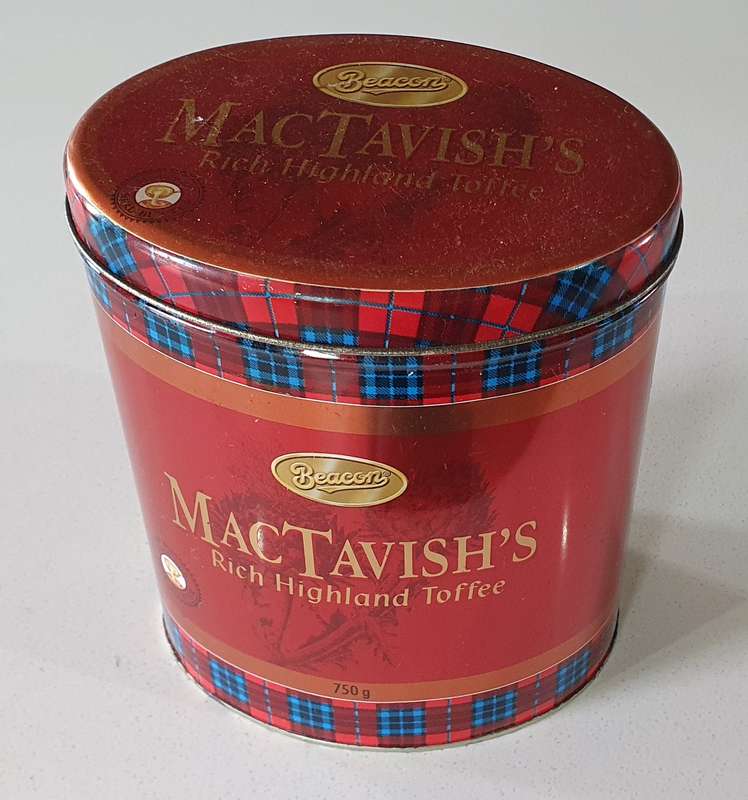 BEACON MACTRAVISH's CANDY tin as per photos