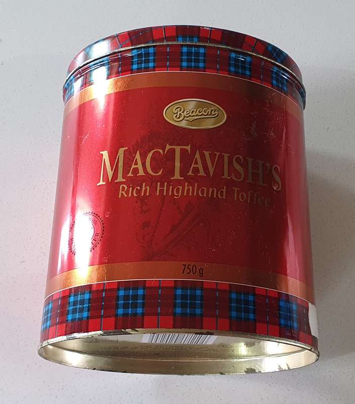BEACON MACTRAVISH's CANDY tin as per photos