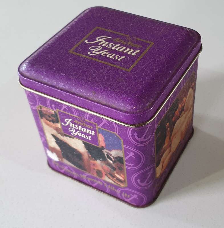 ANCHOR INSTANT YEAST tin as per photos