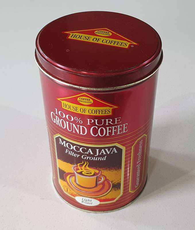 HOUSE OF COFFEES tin as per photos