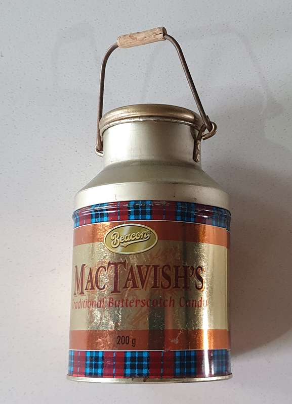 BEACON MACTRAVISH's CANDY tin as per photos