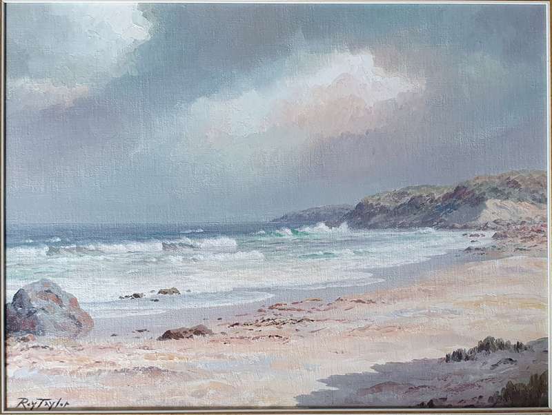 Original unframed oil painting by ROY TAYLOR as per photos