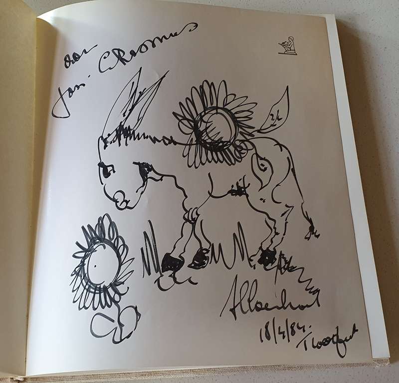 FRANS CLAERHOUT - DIE SONNEVANGER - signed with ink sketch