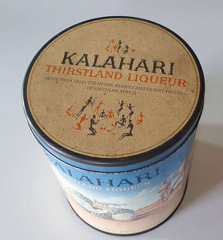 KALAHARI LIQUEUR tin as per photos