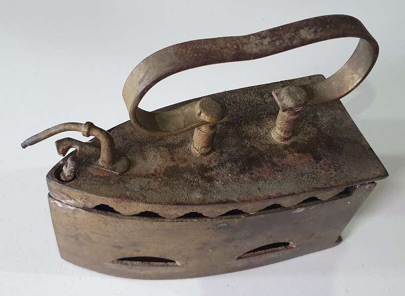 Vintage coal cast iron as per photo