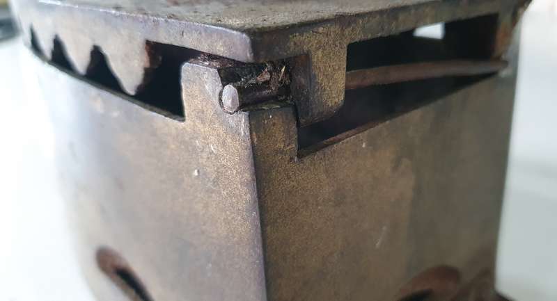 Vintage coal cast iron as per photo