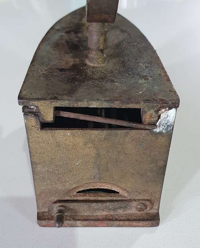Vintage coal cast iron as per photo