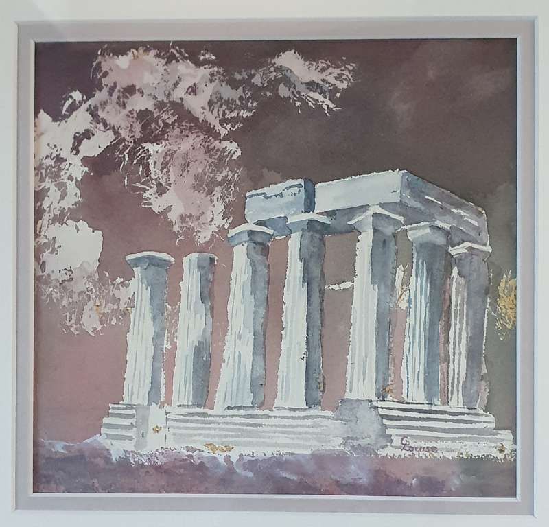 Original LOUISE CILLIERS watercolour painting as per photos