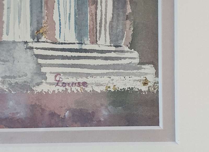 Original LOUISE CILLIERS watercolour painting as per photos