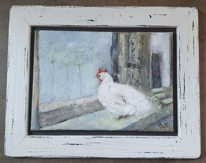 Original acrylic painting as per photos - signed AvA