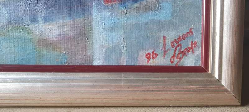 Original LOURENS DE BRUYN oil painting as per photos