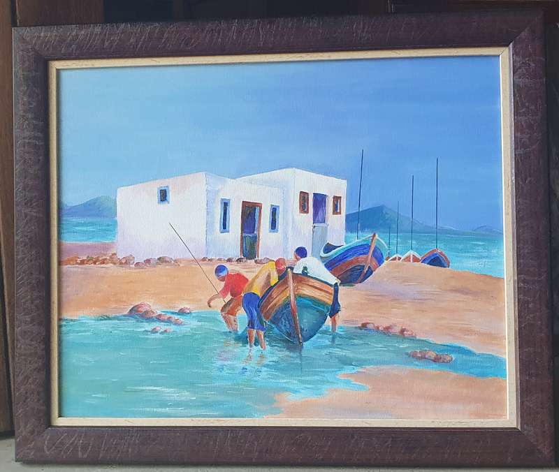 Original oil painting as per photos