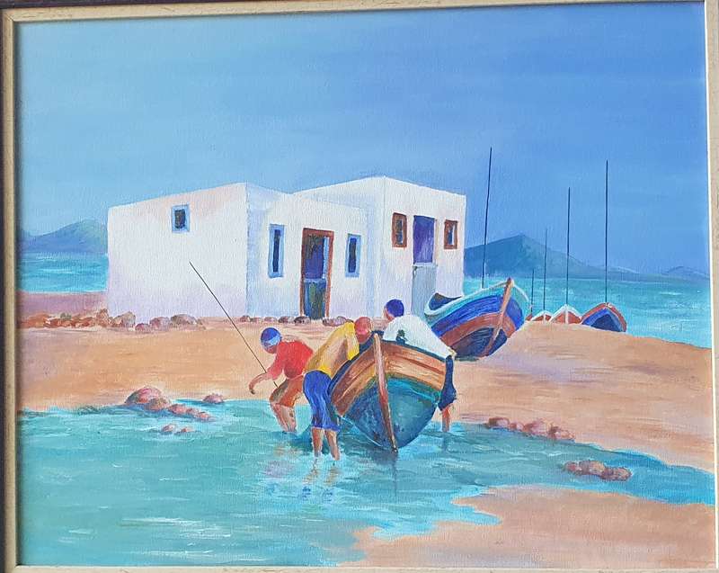 Original oil painting as per photos