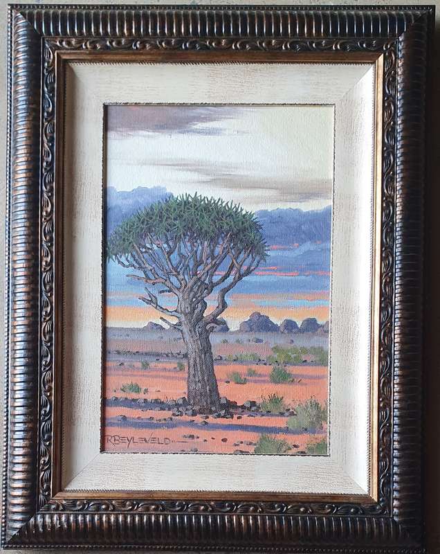 Original RICHARD BEYLEVELD oil painting as per photos