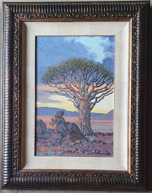 Original RICHARD BEYLEVELD oil painting as per photos