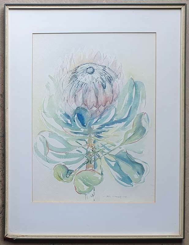 Original JOEY VISSER watercolour painting as per photos