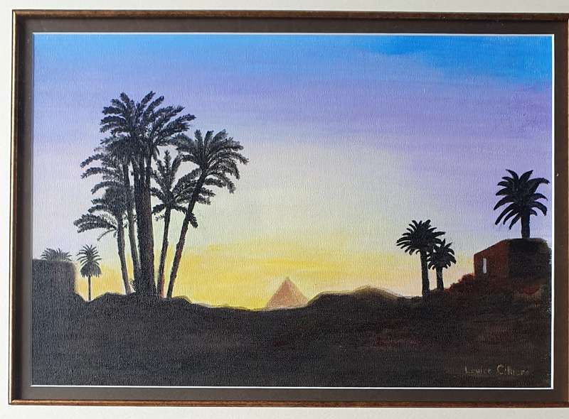 Original LOUISE CILLIERS oil painting as per photos