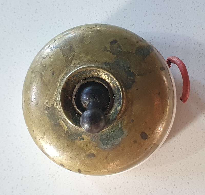 Vintage Brass light switch as per photo