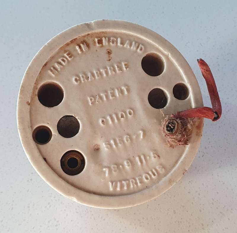 Vintage Brass light switch as per photo