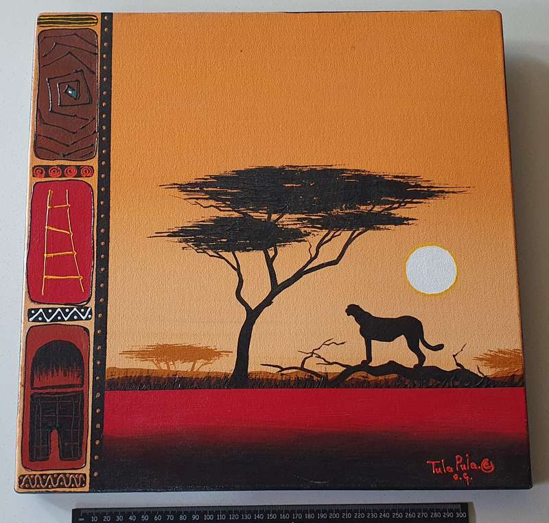 Original TULA PULA oil painting as per photos
