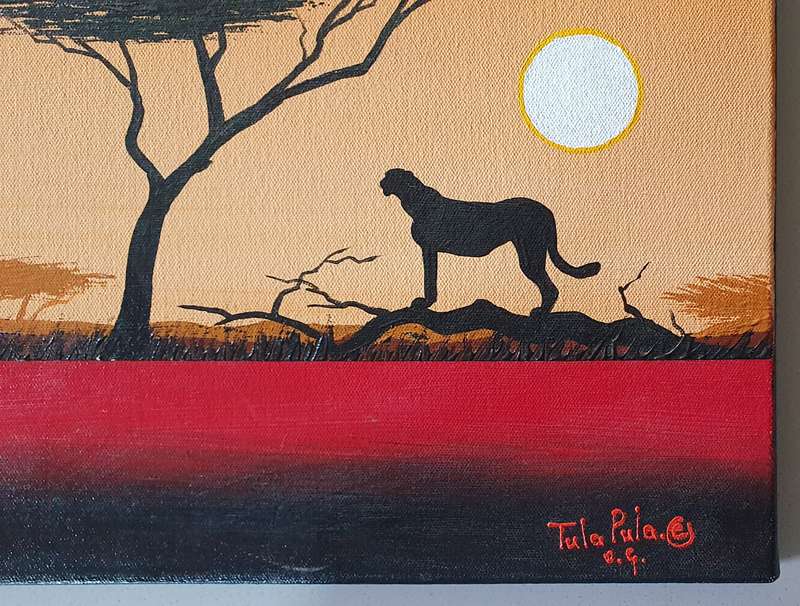 Original TULA PULA oil painting as per photos