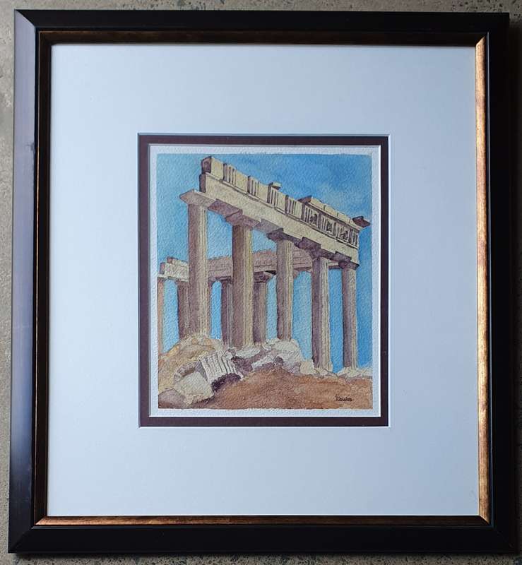 Original LOUISE CILLIERS watercolour painting as per photos