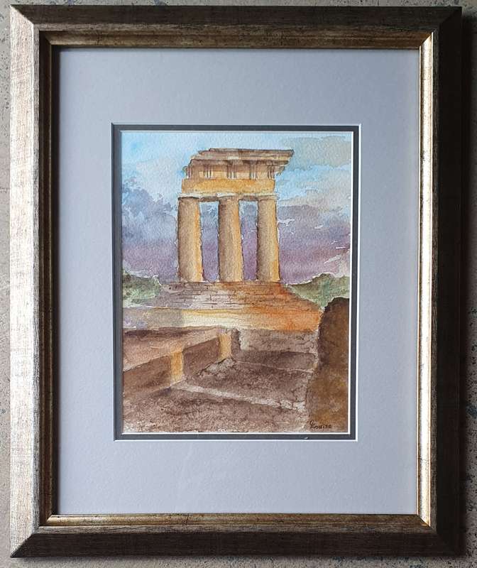 Original LOUISE CILLIERS watercolour painting as per photos