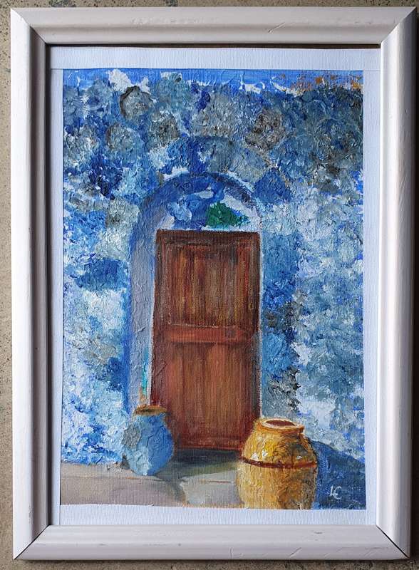 Original LOUISE CILLIERS acrylic painting as per photos