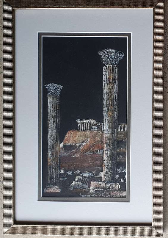 Original LOUISE CILLIERS pastel painting as per photos