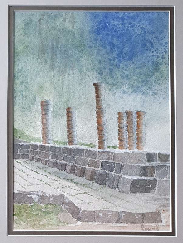 Original LOUISE CILLIERS watercolour painting as per photos