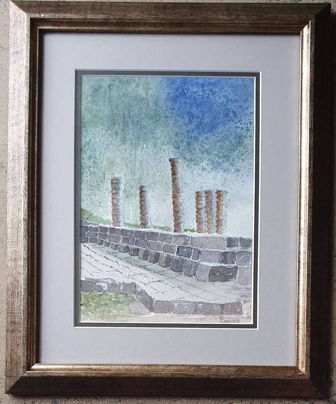 Original LOUISE CILLIERS watercolour painting as per photos