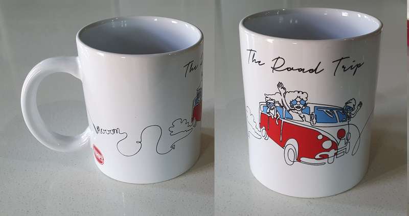 WIMPY The road trip mug as per photos