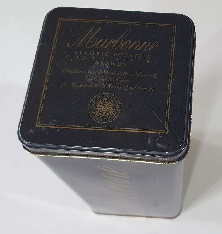 MARBONNE BRANDY tin as per photos
